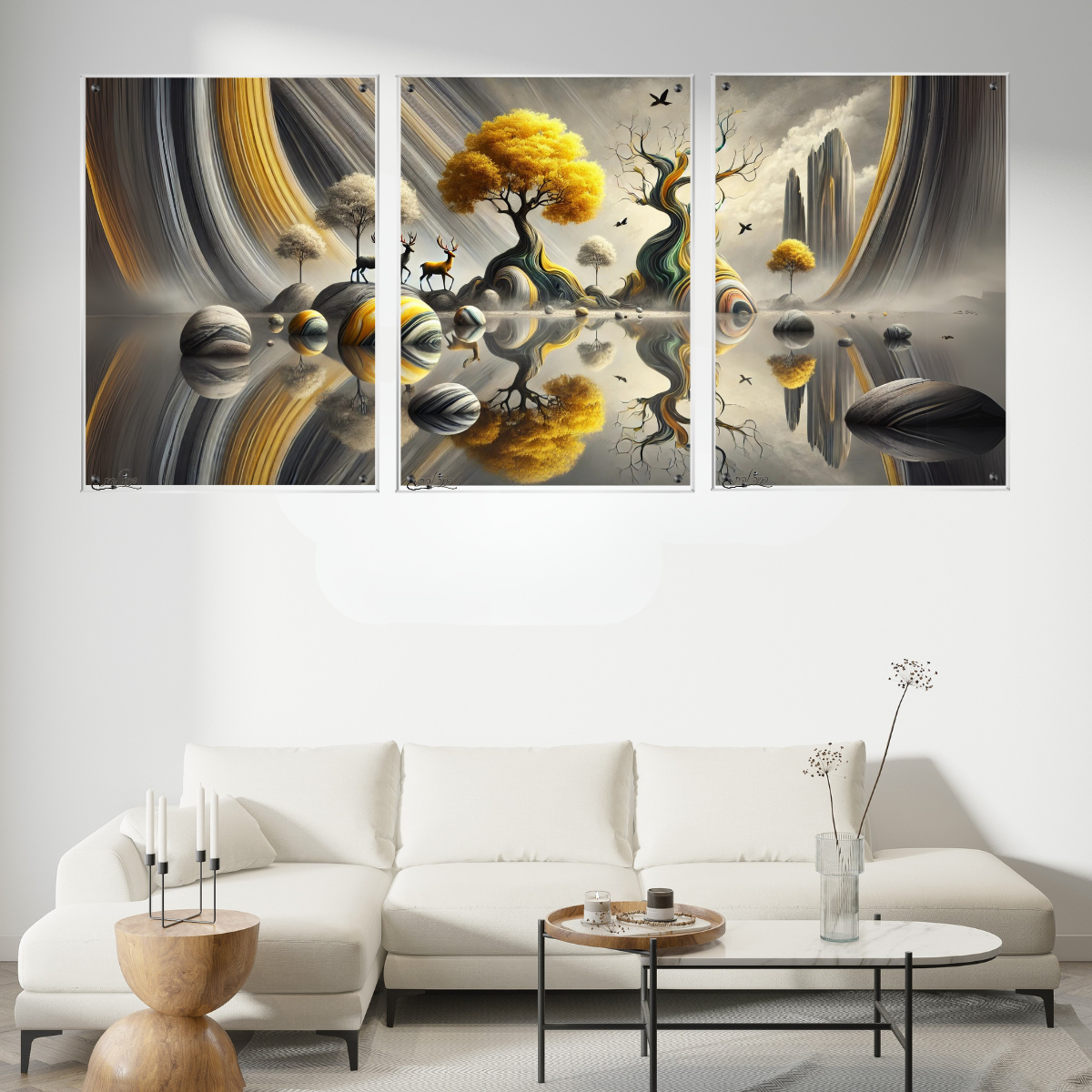 תמונות מודפסות על זכוכית בעיצוב ייחודי, מוסיפות טאץ' יוקרתי לכל קיר. יוצרות אווירה חמימה ואלגנטית בבית.