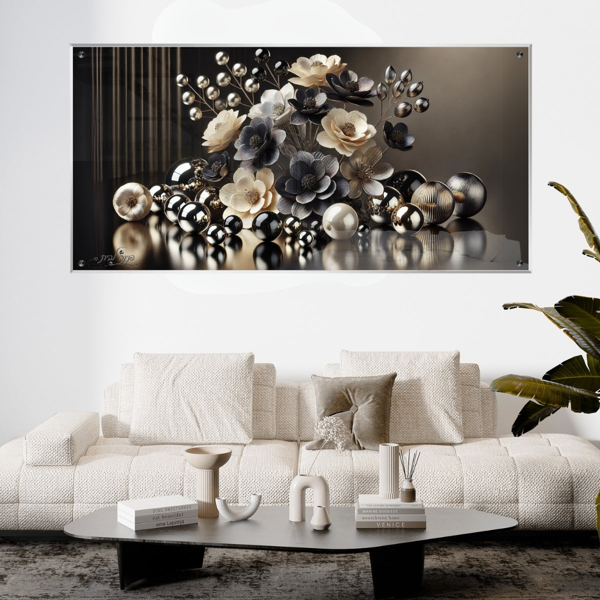 תמונות זכוכית מעוצבות, מוסיפות טאץ' יוקרתי לכל קיר. מוסיפות חן וייחודיות לכל חלל מגורים.