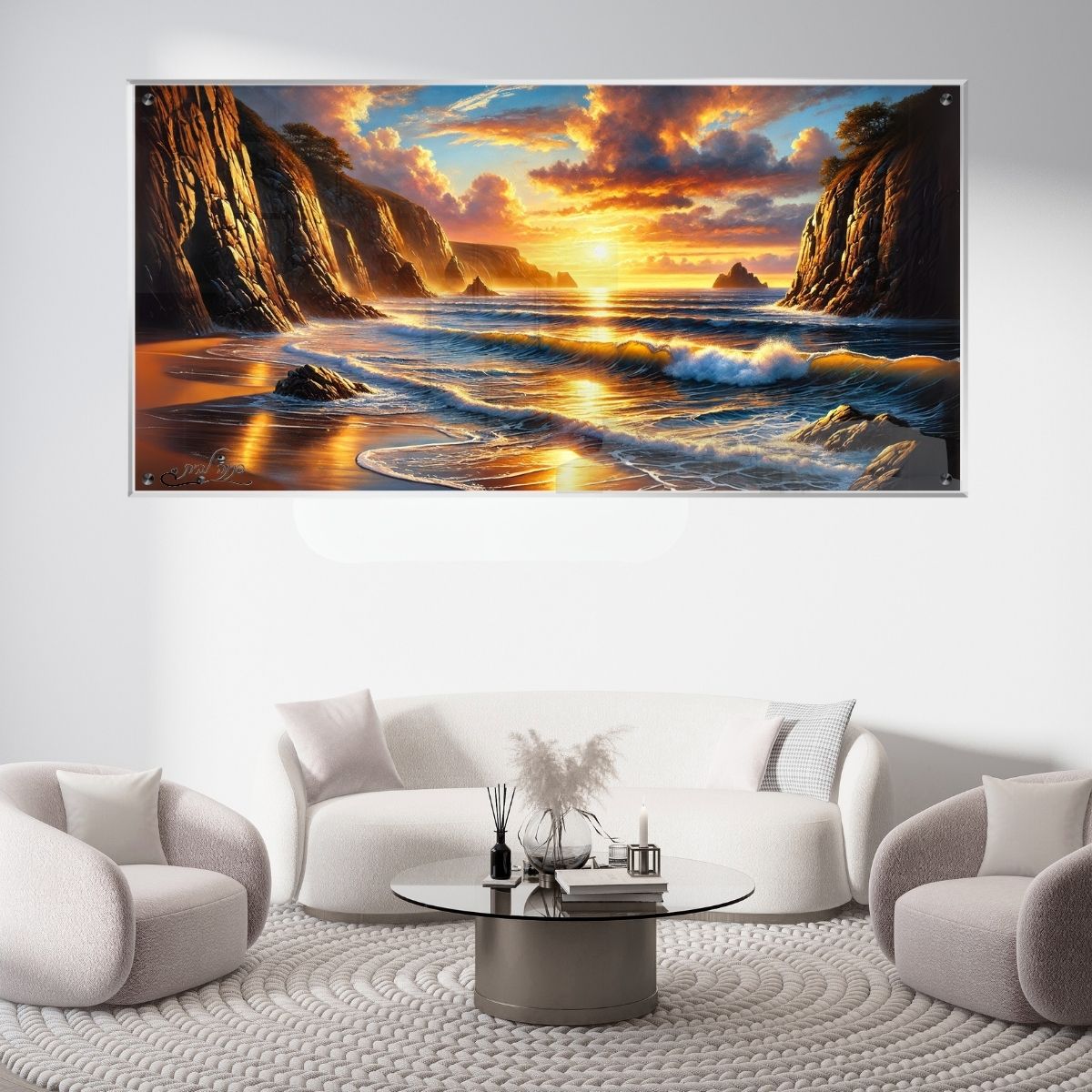 תמונות נוי בזכוכית מרהיבה, יוצרות אווירה מיוחדת ואלגנטית. משלבות איכות הדפסה גבוהה עם זכוכית יוקרתית.