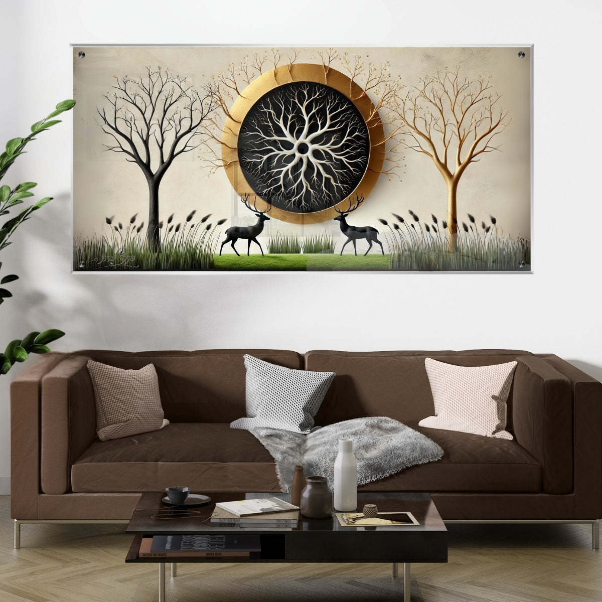 תמונות זכוכית מעוצבות, מעוצבות בהשראת אמנות מודרנית. מעניקות עומק ותחכום לכל עיצוב פנים.