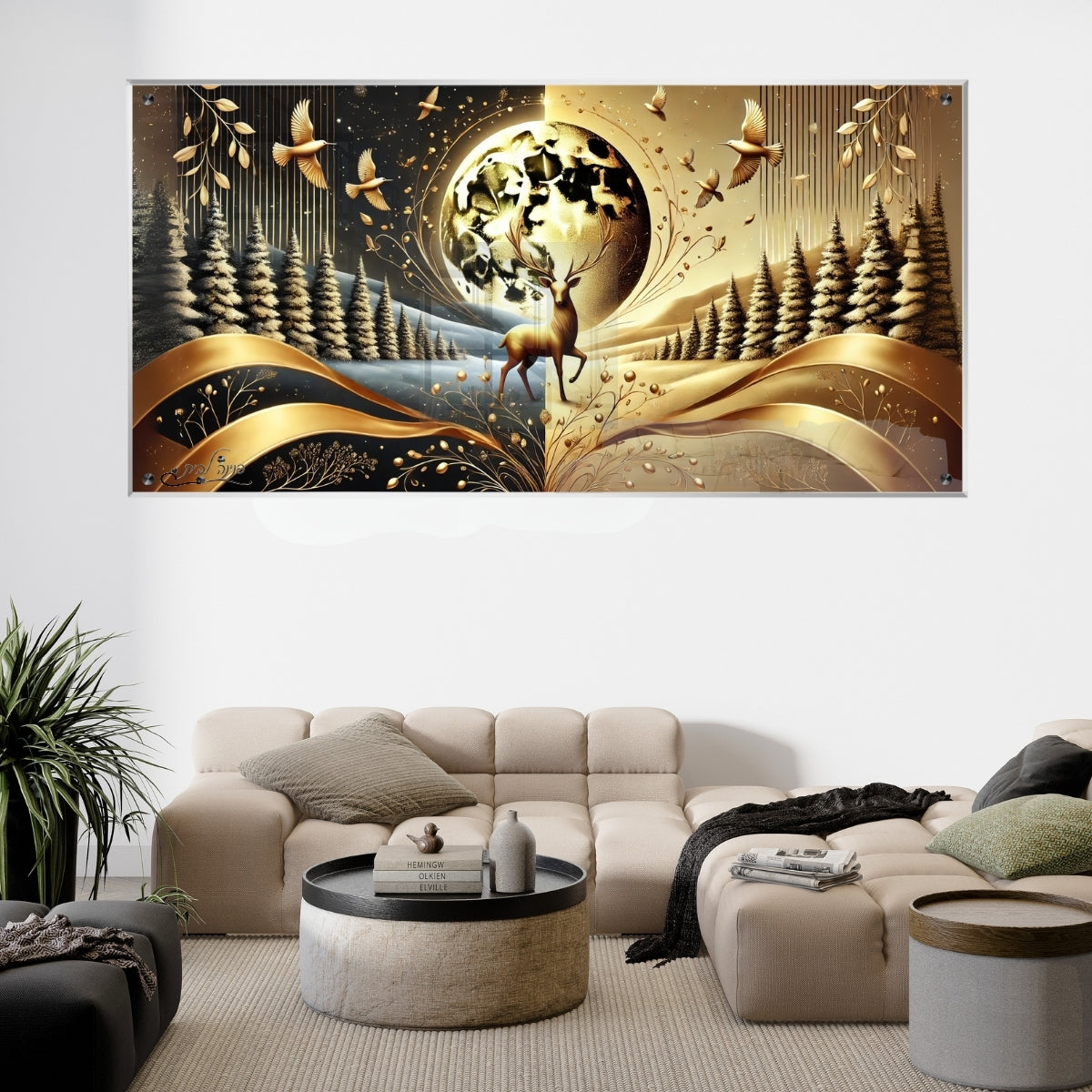 אומנות מודרנית על זכוכית, מוסיפות טאץ' יוקרתי לכל קיר. משלבות איכות הדפסה גבוהה עם זכוכית יוקרתית.