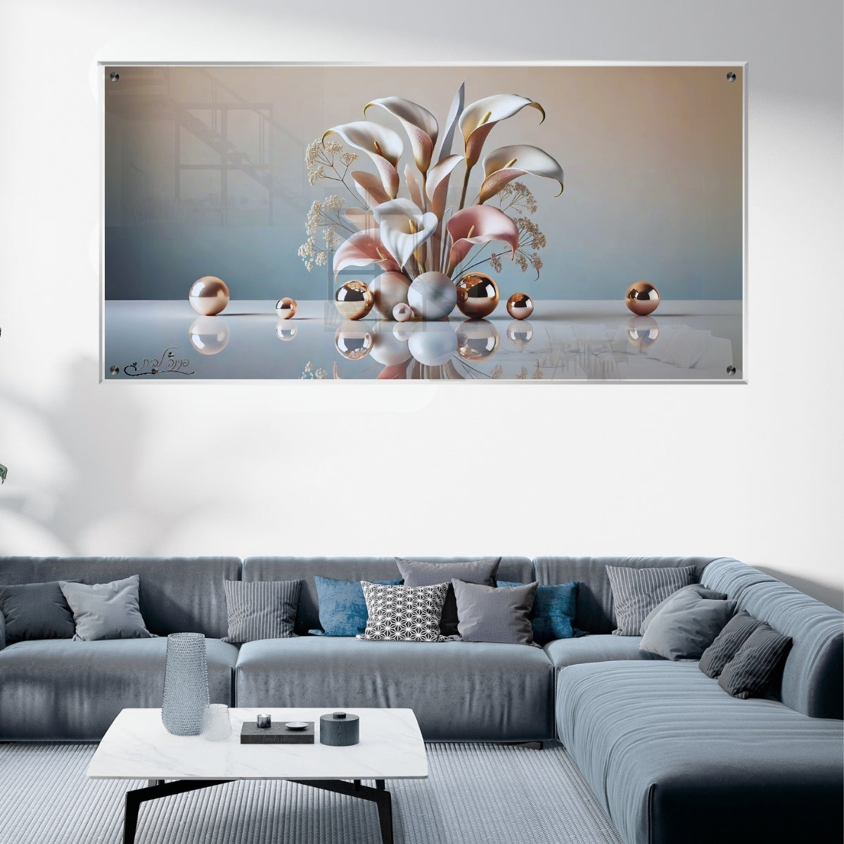 אומנות מודרנית על זכוכית, משדרגות את עיצוב הפנים. מעניקות עומק ותחכום לכל עיצוב פנים.