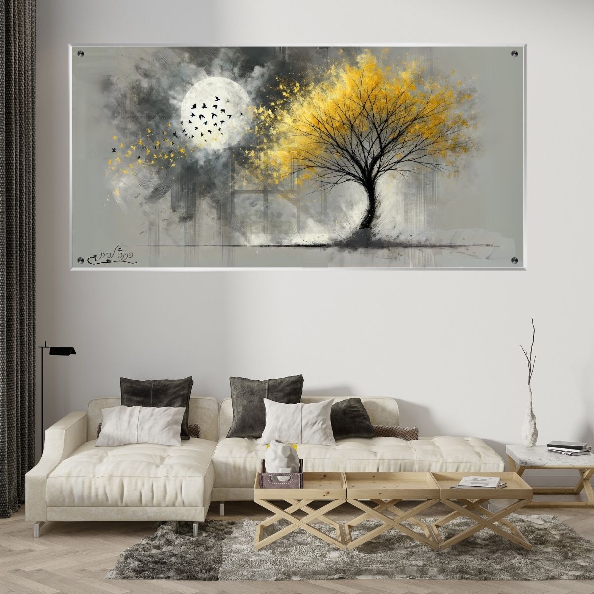 תמונות נוי בזכוכית מרהיבה, משדרגות את עיצוב הפנים. מתאימות לכל חלל – סלון, משרד או חדר שינה.