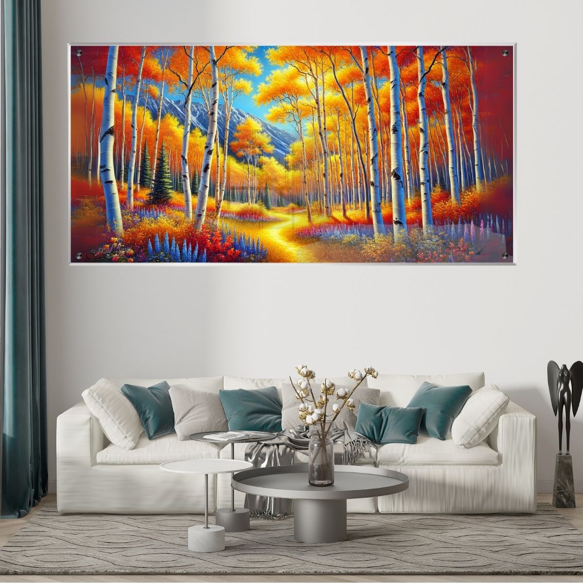 תמונות זכוכית אמנותיות, משדרגות את עיצוב הפנים. יוצרות אווירה חמימה ואלגנטית בבית.