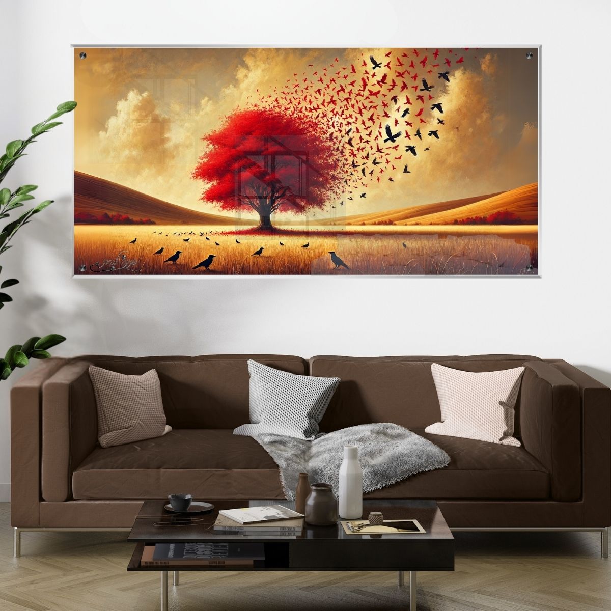 תמונות זכוכית מעוצבות, מעוצבות בהשראת אמנות מודרנית. מעניקות עומק ותחכום לכל עיצוב פנים.