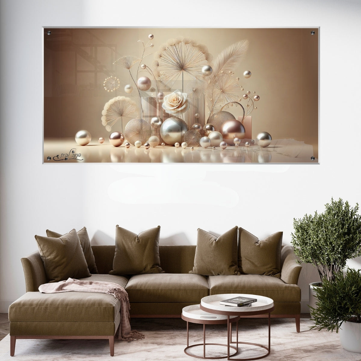 תמונות נוי בזכוכית מרהיבה, מעוצבות בהשראת אמנות מודרנית. מוסיפות חן וייחודיות לכל חלל מגורים.