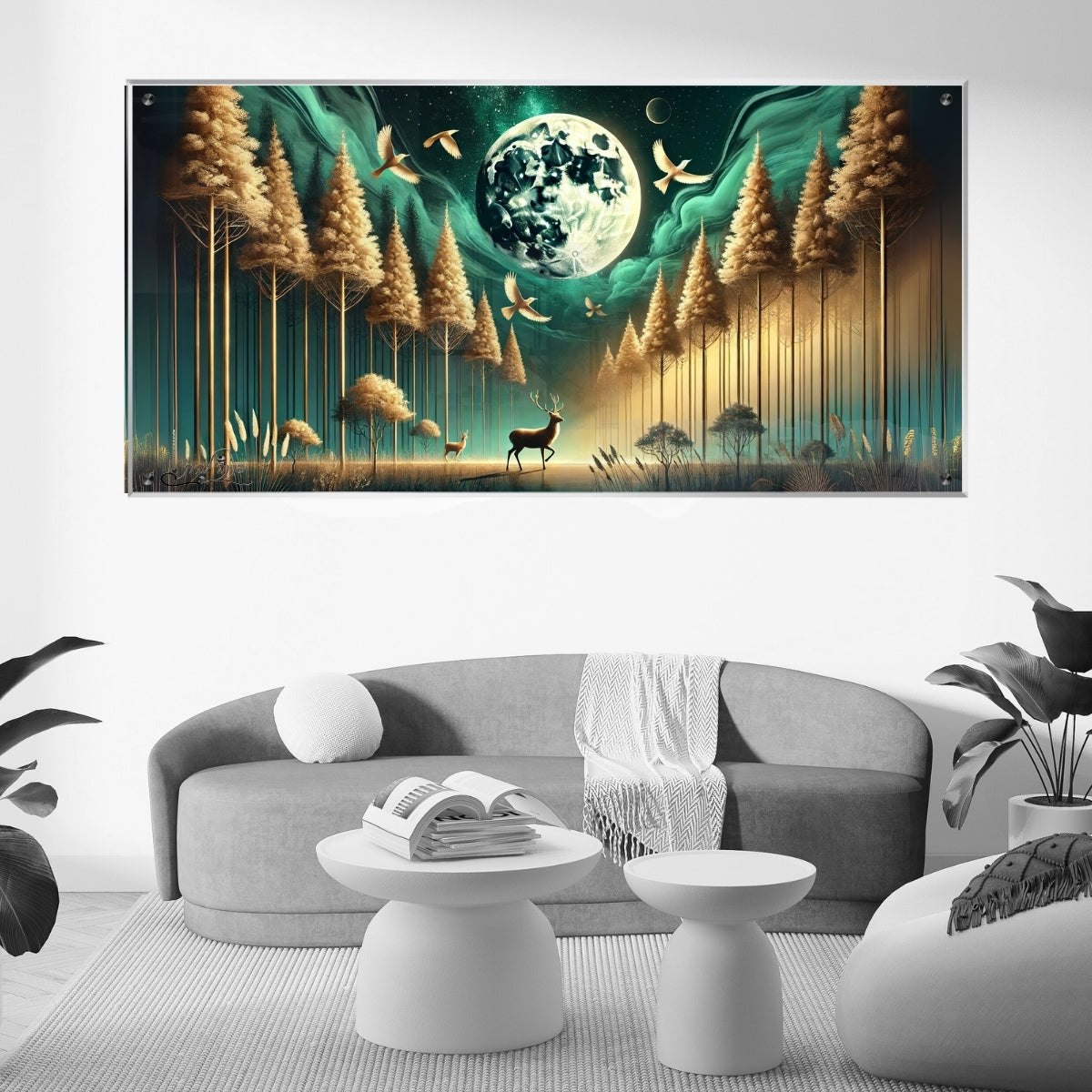 תמונות מודפסות על זכוכית בעיצוב ייחודי, מעוצבות בהשראת אמנות מודרנית. מעניקות עומק ותחכום לכל עיצוב פנים.