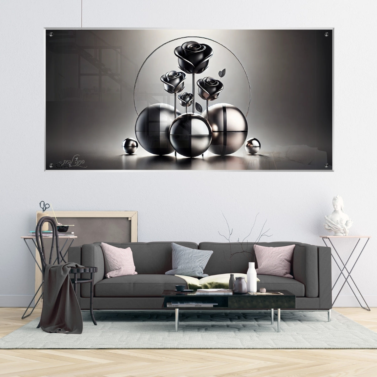 תמונות זכוכית מעוצבות, מעוצבות בהשראת אמנות מודרנית. משלבות איכות הדפסה גבוהה עם זכוכית יוקרתית.