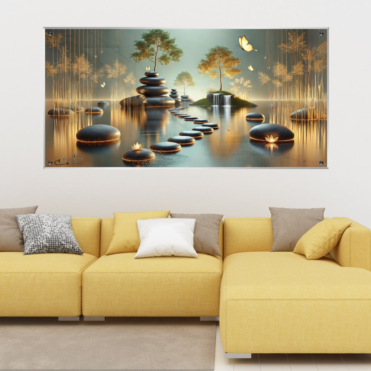 אומנות מודרנית על זכוכית, יוצרות אווירה מיוחדת ואלגנטית. מעניקות עומק ותחכום לכל עיצוב פנים.