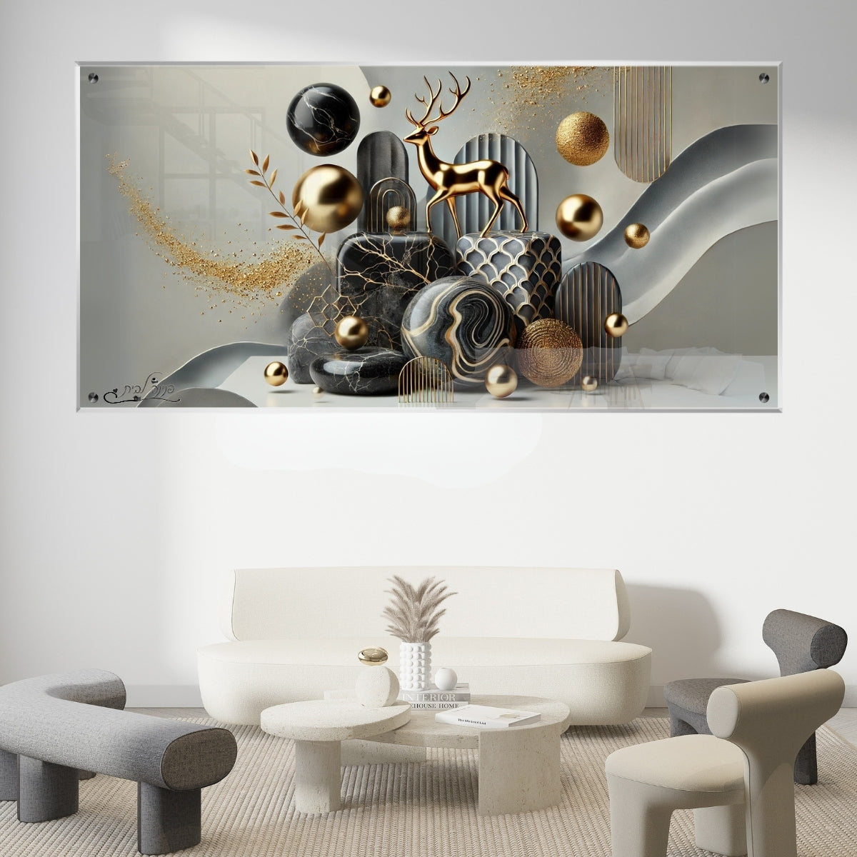 תמונות נוי בזכוכית מרהיבה, יוצרות אווירה מיוחדת ואלגנטית. מוסיפות חן וייחודיות לכל חלל מגורים.