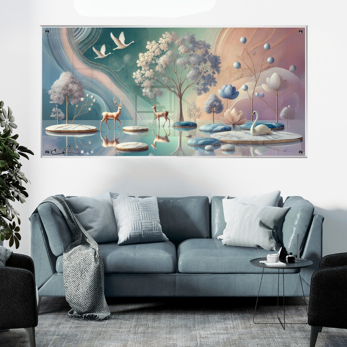 תמונות זכוכית מעוצבות, מוסיפות טאץ' יוקרתי לכל קיר. מעניקות עומק ותחכום לכל עיצוב פנים.