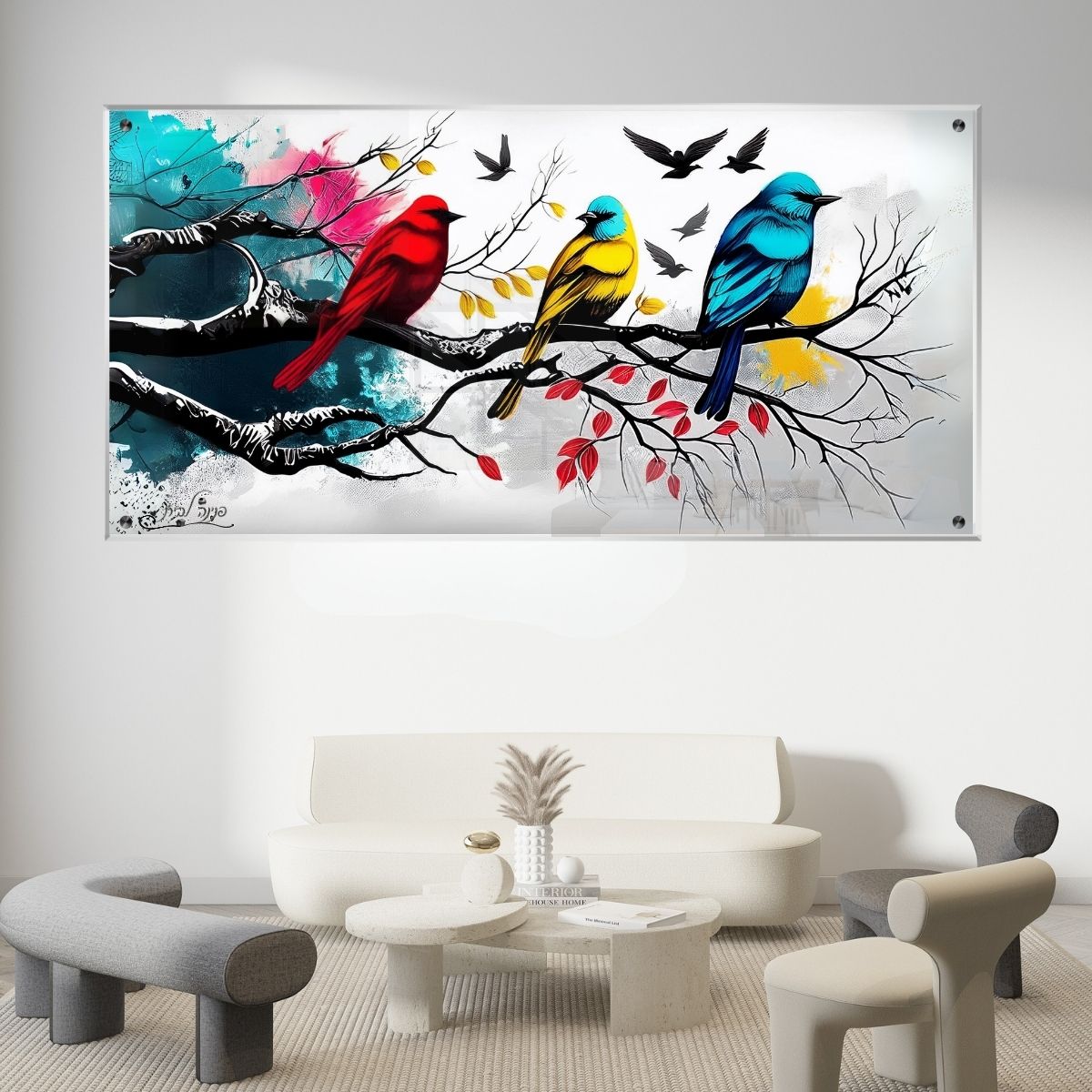 תמונות זכוכית אמנותיות, יוצרות אווירה מיוחדת ואלגנטית. מתאימות לכל חלל – סלון, משרד או חדר שינה.