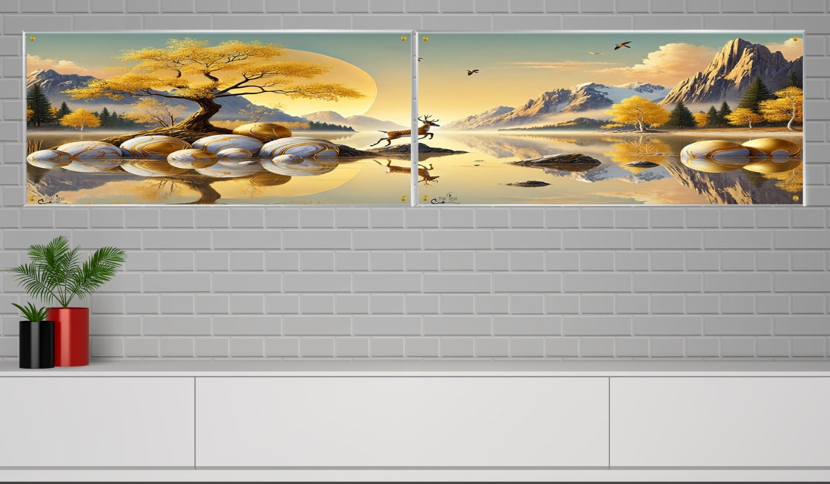 תמונות נוי בזכוכית מרהיבה, יוצרות אווירה מיוחדת ואלגנטית. מתאימות לכל חלל – סלון, משרד או חדר שינה.