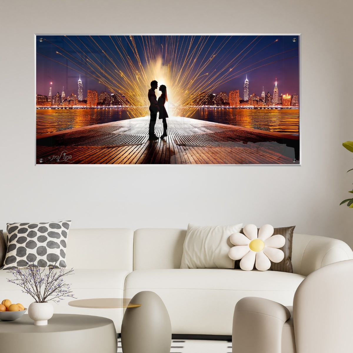 תמונות זכוכית אמנותיות, מוסיפות טאץ' יוקרתי לכל קיר. יוצרות אווירה חמימה ואלגנטית בבית.