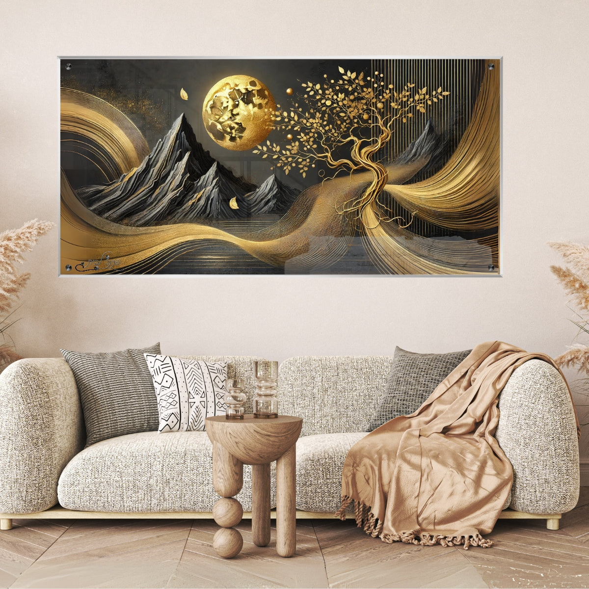 תמונות זכוכית מעוצבות, מעוצבות בהשראת אמנות מודרנית. מעניקות עומק ותחכום לכל עיצוב פנים.