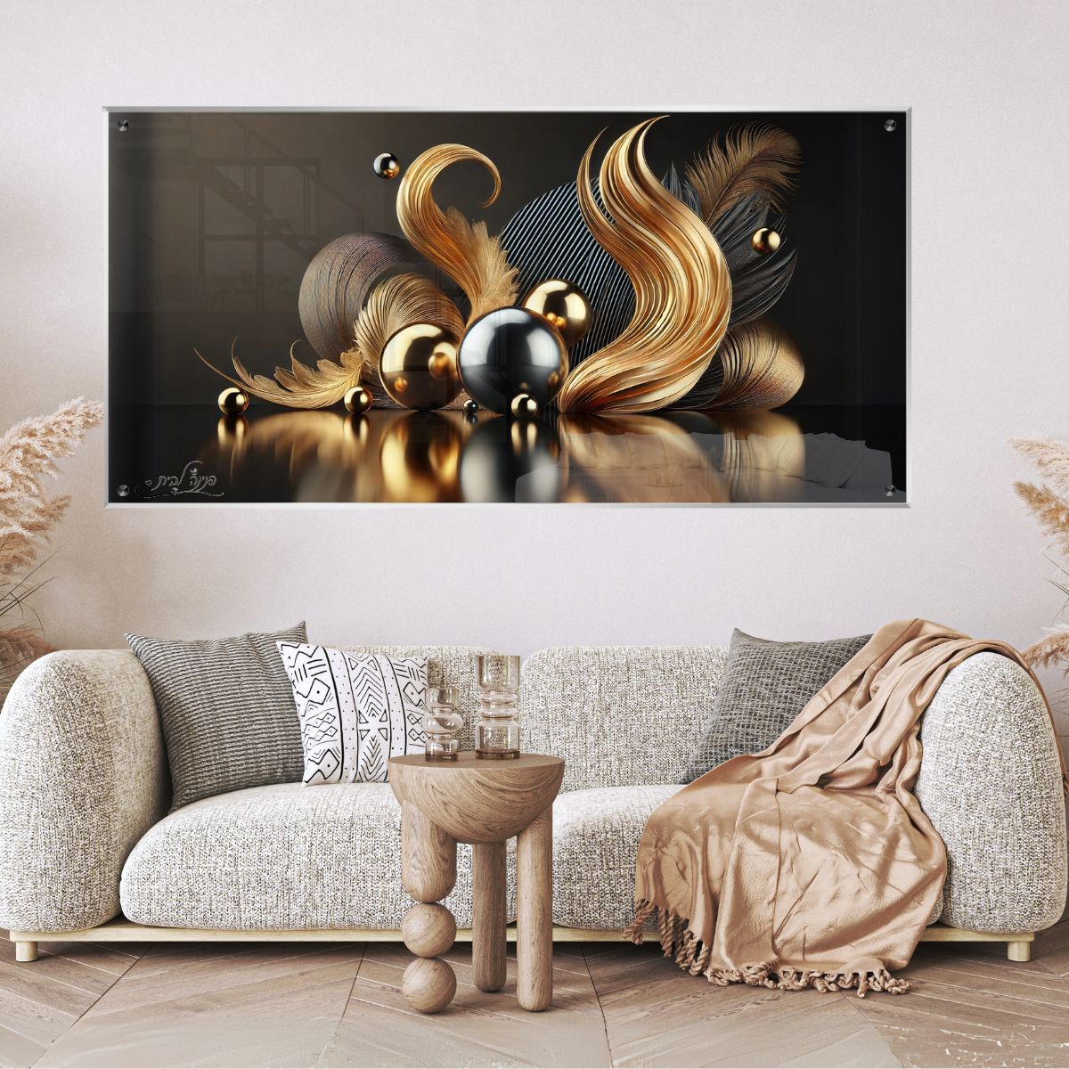 אומנות מודרנית על זכוכית, מעוצבות בהשראת אמנות מודרנית. משלבות איכות הדפסה גבוהה עם זכוכית יוקרתית.