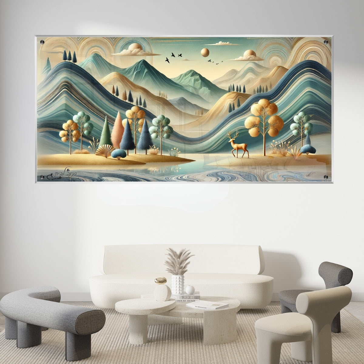 תמונות מודפסות על זכוכית בעיצוב ייחודי, מוסיפות טאץ' יוקרתי לכל קיר. יוצרות אווירה חמימה ואלגנטית בבית.