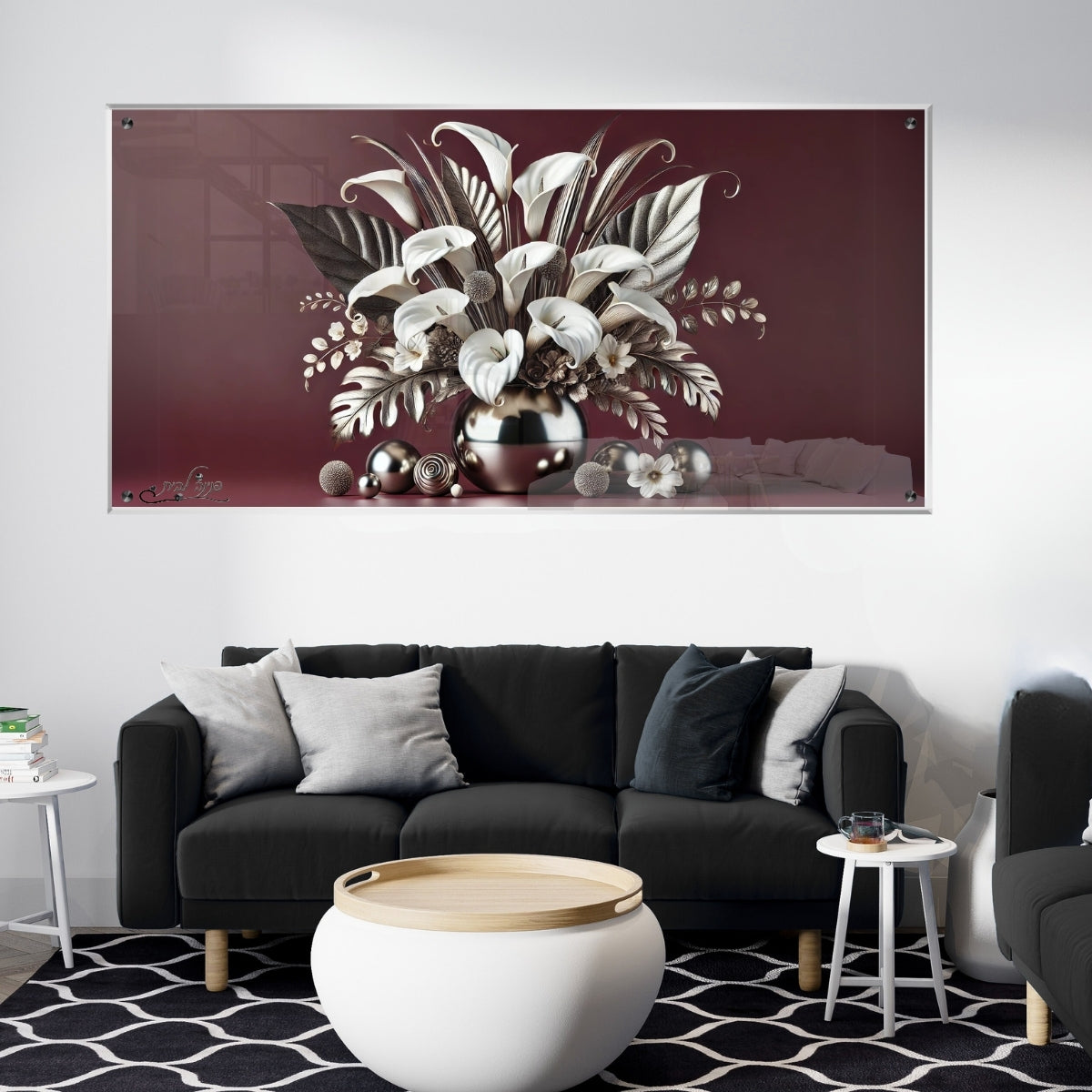 תמונות זכוכית אמנותיות, מוסיפות טאץ' יוקרתי לכל קיר. יוצרות אווירה חמימה ואלגנטית בבית.