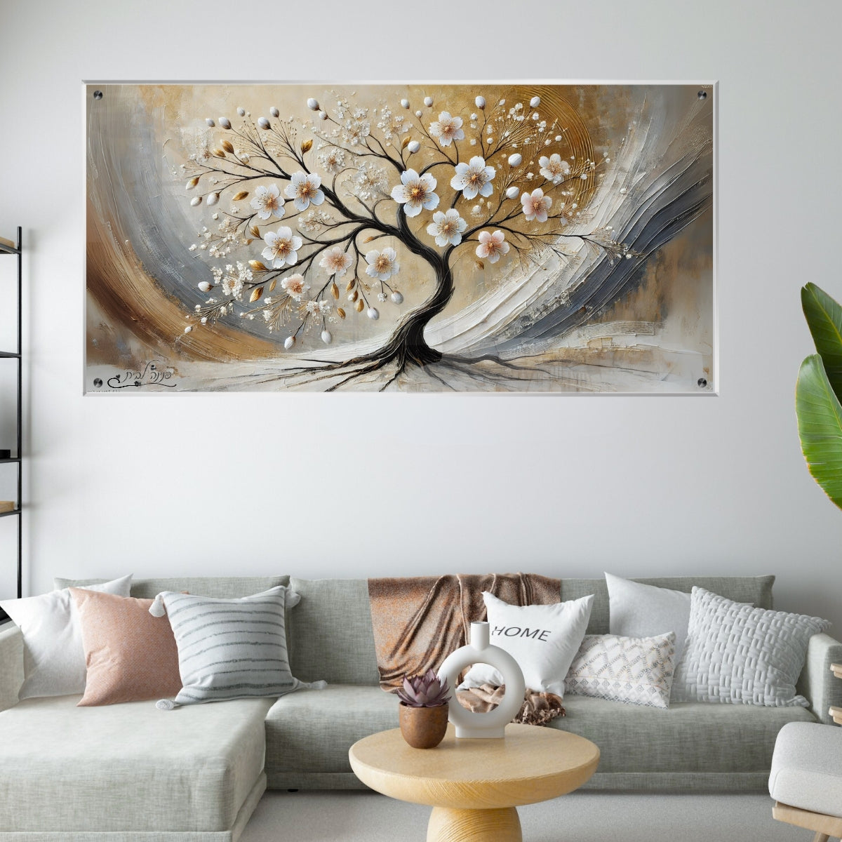 תמונות נוי בזכוכית מרהיבה, מעוצבות בהשראת אמנות מודרנית. מוסיפות חן וייחודיות לכל חלל מגורים.