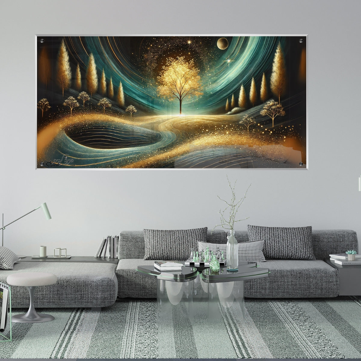 תמונות זכוכית אמנותיות, יוצרות אווירה מיוחדת ואלגנטית. מתאימות לכל חלל – סלון, משרד או חדר שינה.