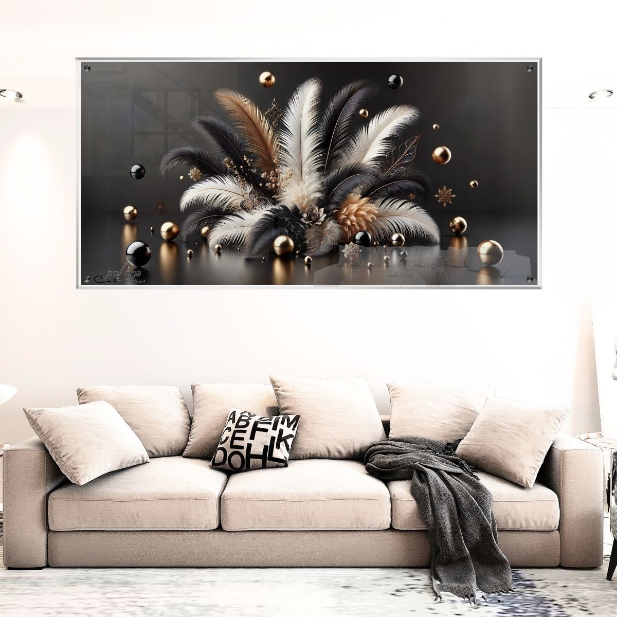 תמונות נוי בזכוכית מרהיבה, משדרגות את עיצוב הפנים. מוסיפות חן וייחודיות לכל חלל מגורים.