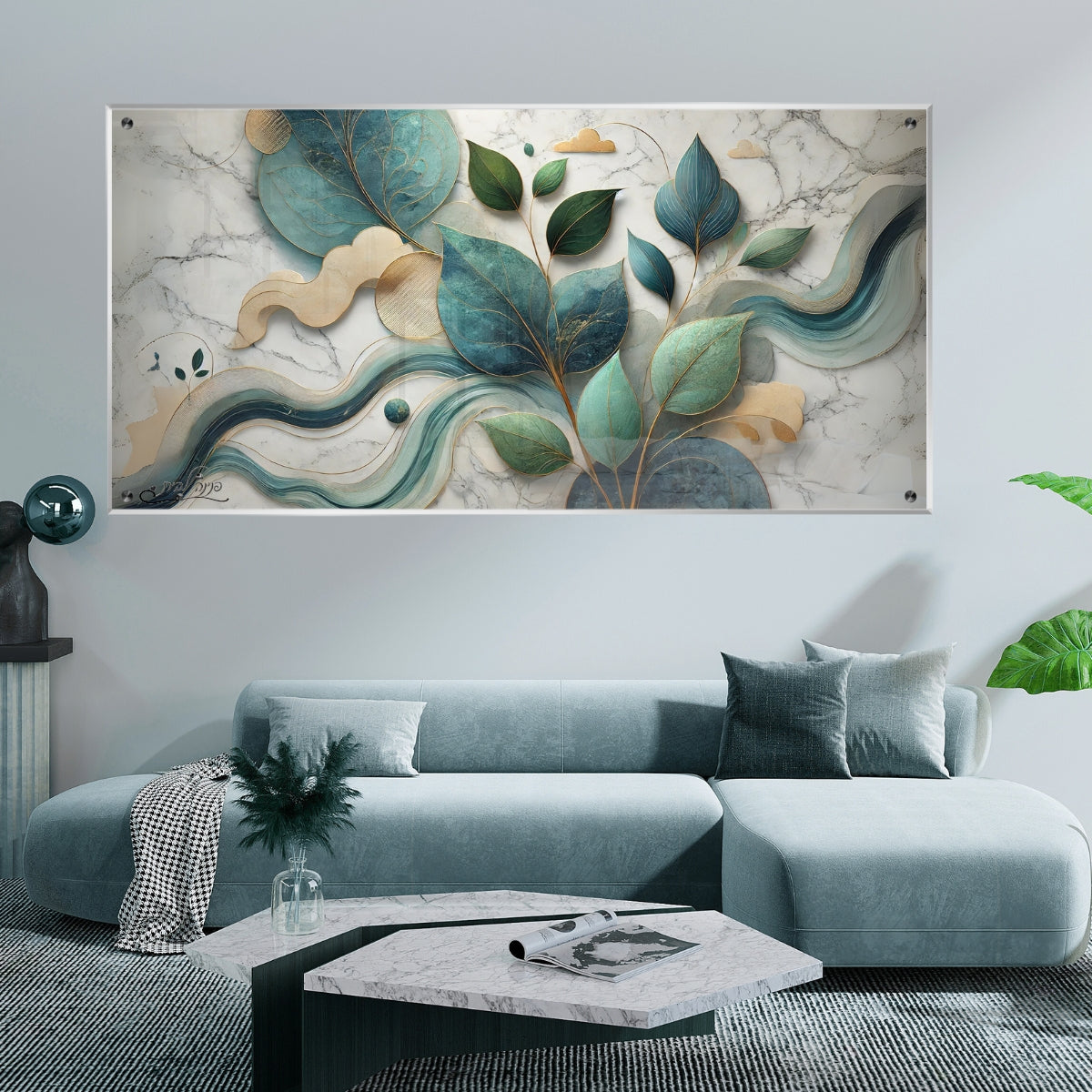 תמונות זכוכית מעוצבות, מוסיפות טאץ' יוקרתי לכל קיר. יוצרות אווירה חמימה ואלגנטית בבית.