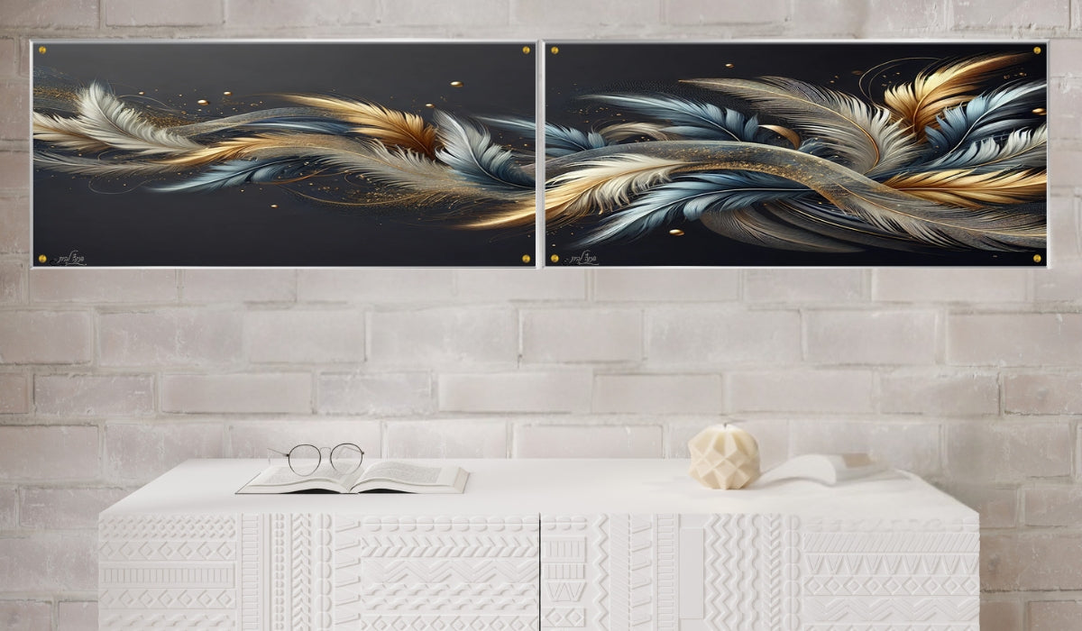 אומנות מודרנית על זכוכית, מוסיפות טאץ' יוקרתי לכל קיר. מעניקות עומק ותחכום לכל עיצוב פנים.