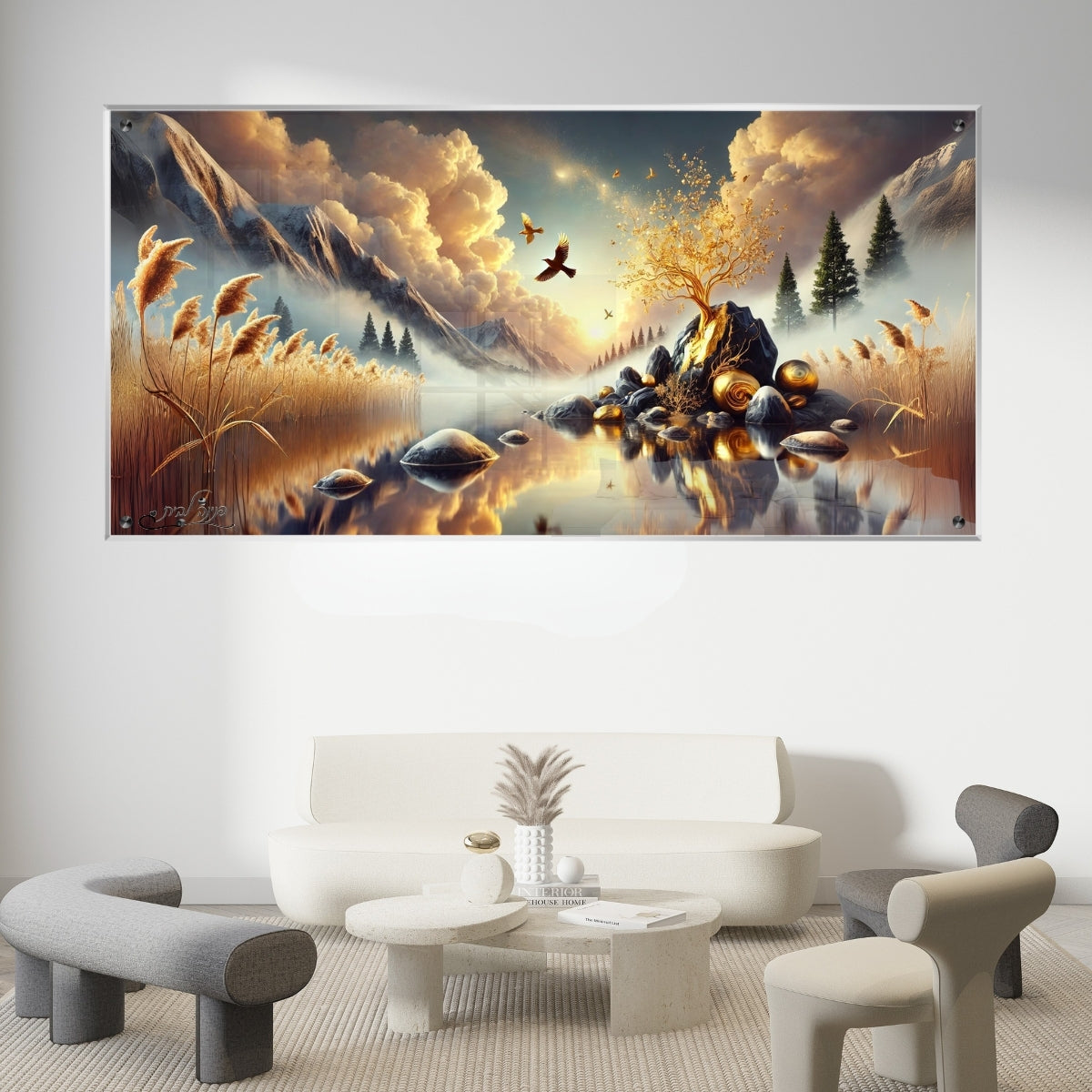 תמונות מודפסות על זכוכית בעיצוב ייחודי, משדרגות את עיצוב הפנים. יוצרות אווירה חמימה ואלגנטית בבית.