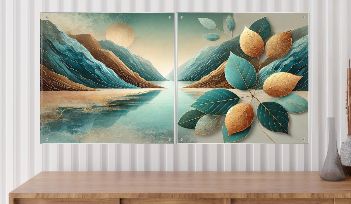 תמונות נוי בזכוכית מרהיבה, משדרגות את עיצוב הפנים. משלבות איכות הדפסה גבוהה עם זכוכית יוקרתית.