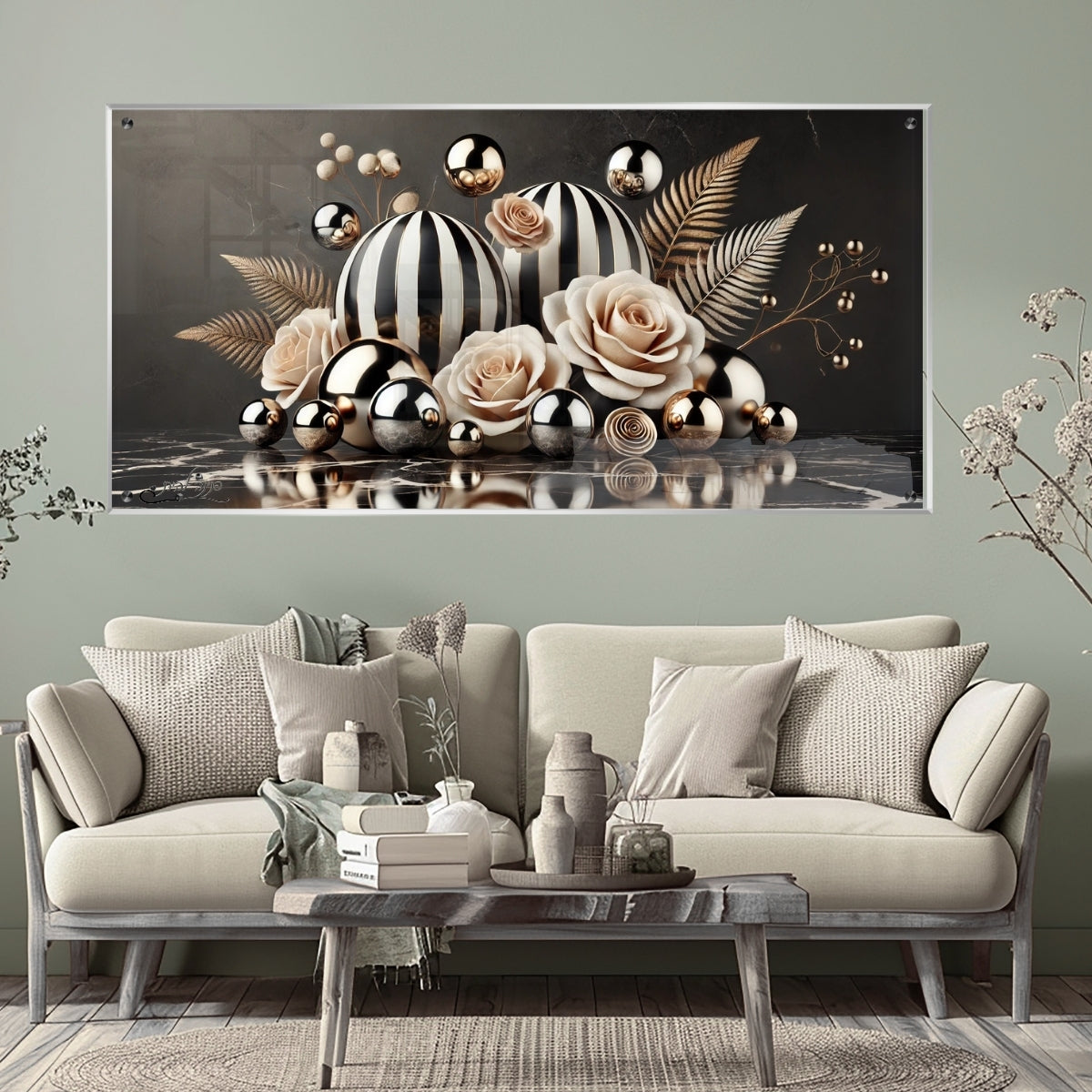 אומנות מודרנית על זכוכית, יוצרות אווירה מיוחדת ואלגנטית. משלבות איכות הדפסה גבוהה עם זכוכית יוקרתית.