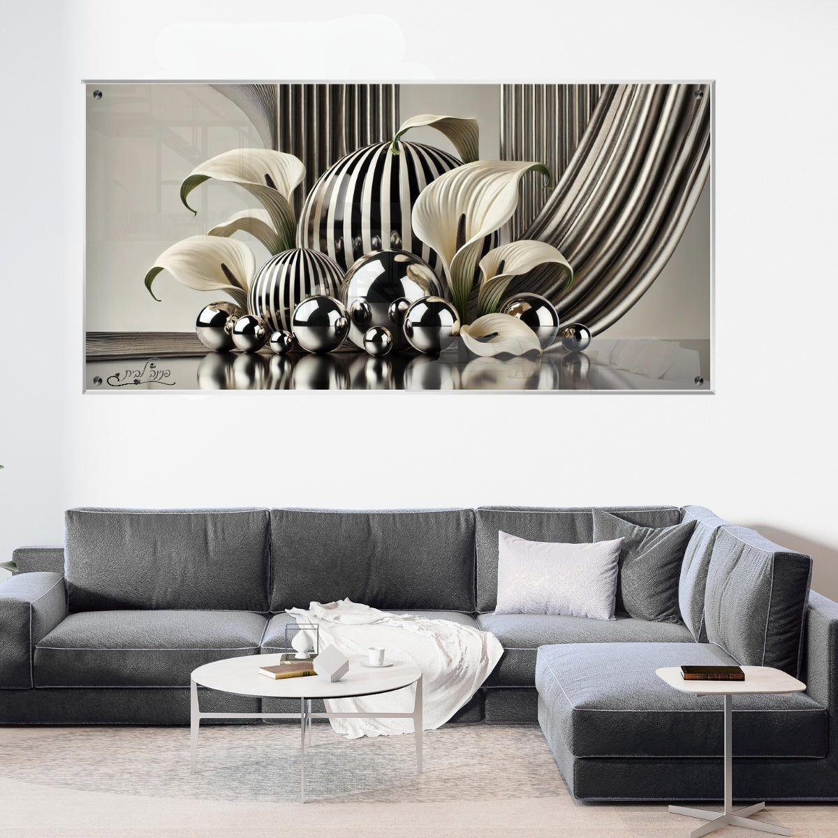 תמונות נוי בזכוכית מרהיבה, משדרגות את עיצוב הפנים. מעניקות עומק ותחכום לכל עיצוב פנים.