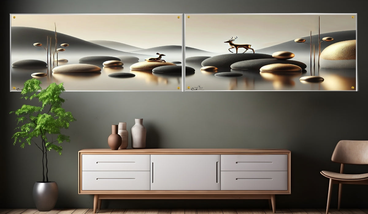 תמונות זכוכית אמנותיות, מעוצבות בהשראת אמנות מודרנית. מתאימות לכל חלל – סלון, משרד או חדר שינה.