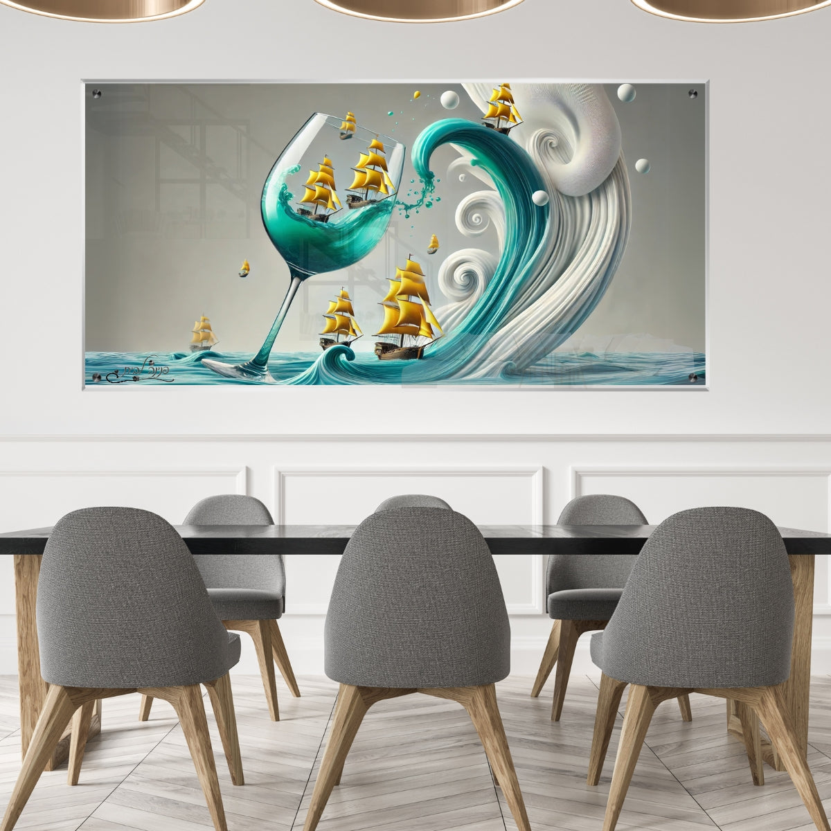 תמונות זכוכית אמנותיות, מוסיפות טאץ' יוקרתי לכל קיר. מוסיפות חן וייחודיות לכל חלל מגורים.