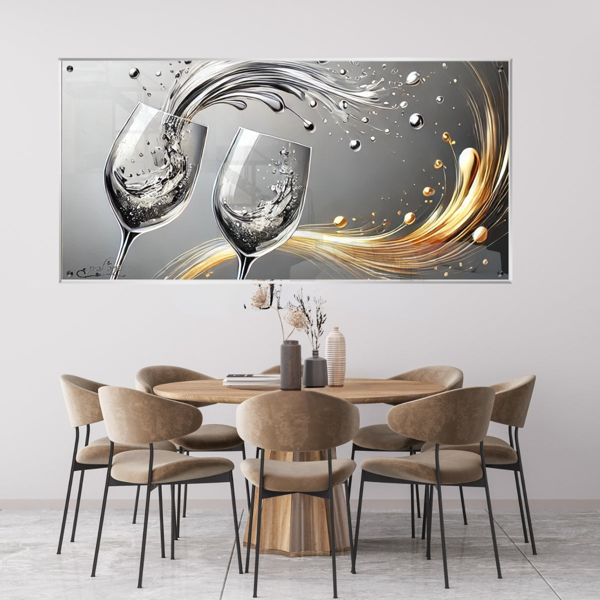 תמונות זכוכית אמנותיות, משדרגות את עיצוב הפנים. משלבות איכות הדפסה גבוהה עם זכוכית יוקרתית.