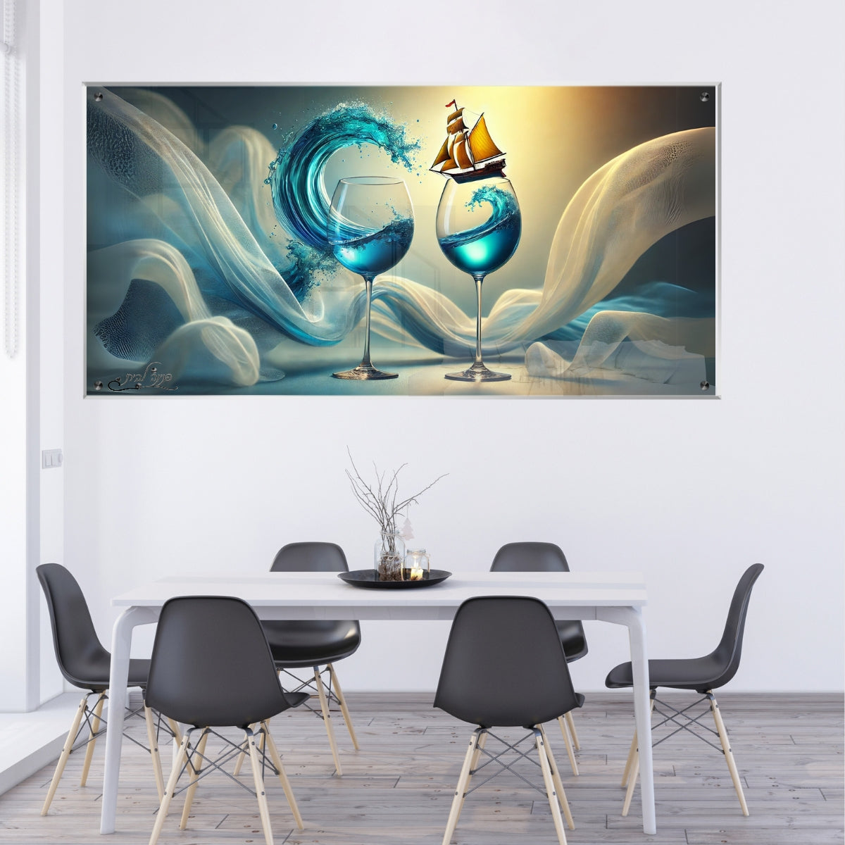 תמונות מודפסות על זכוכית בעיצוב ייחודי, מעוצבות בהשראת אמנות מודרנית. מוסיפות חן וייחודיות לכל חלל מגורים.