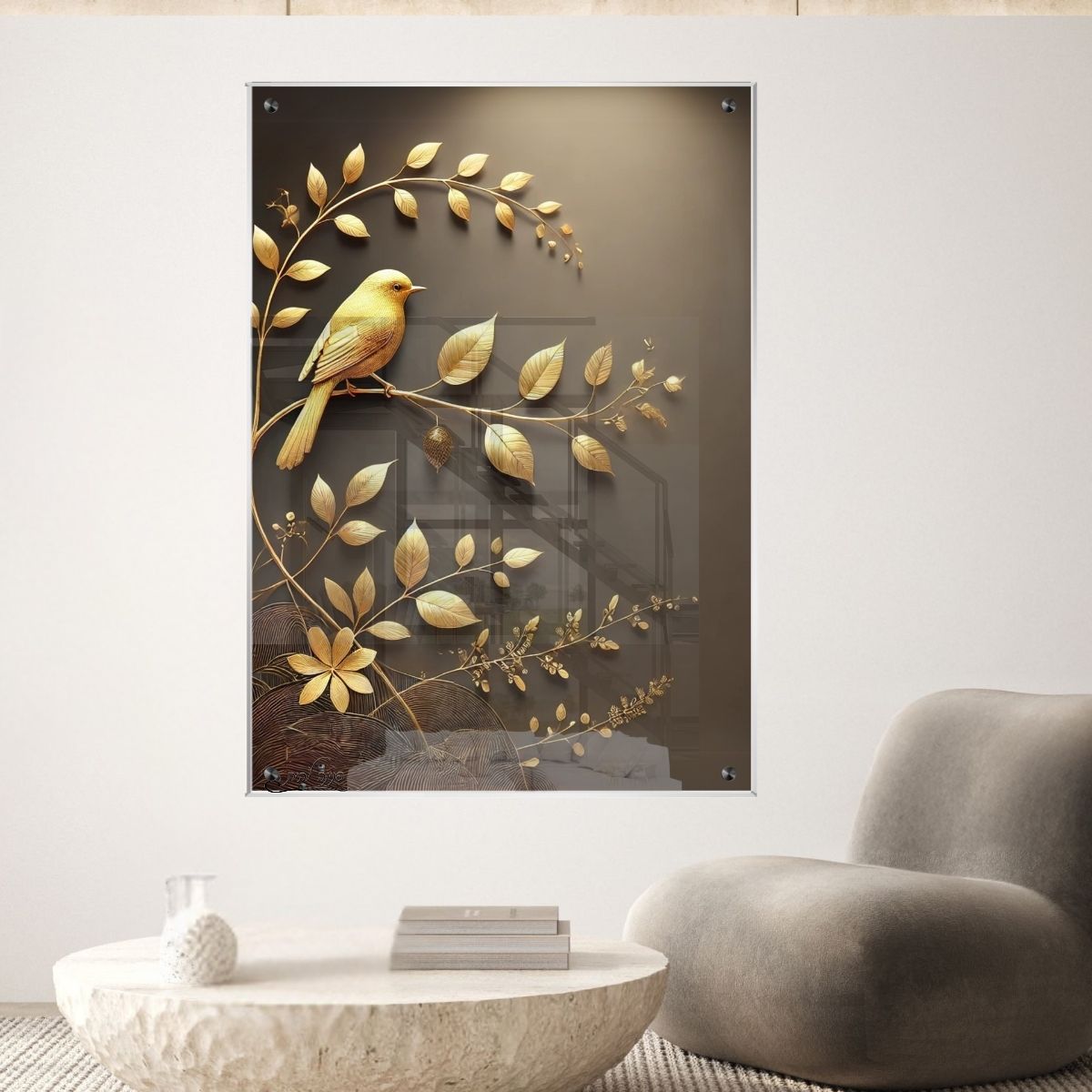 תמונות נוי בזכוכית מרהיבה, מוסיפות טאץ' יוקרתי לכל קיר. מעניקות עומק ותחכום לכל עיצוב פנים.