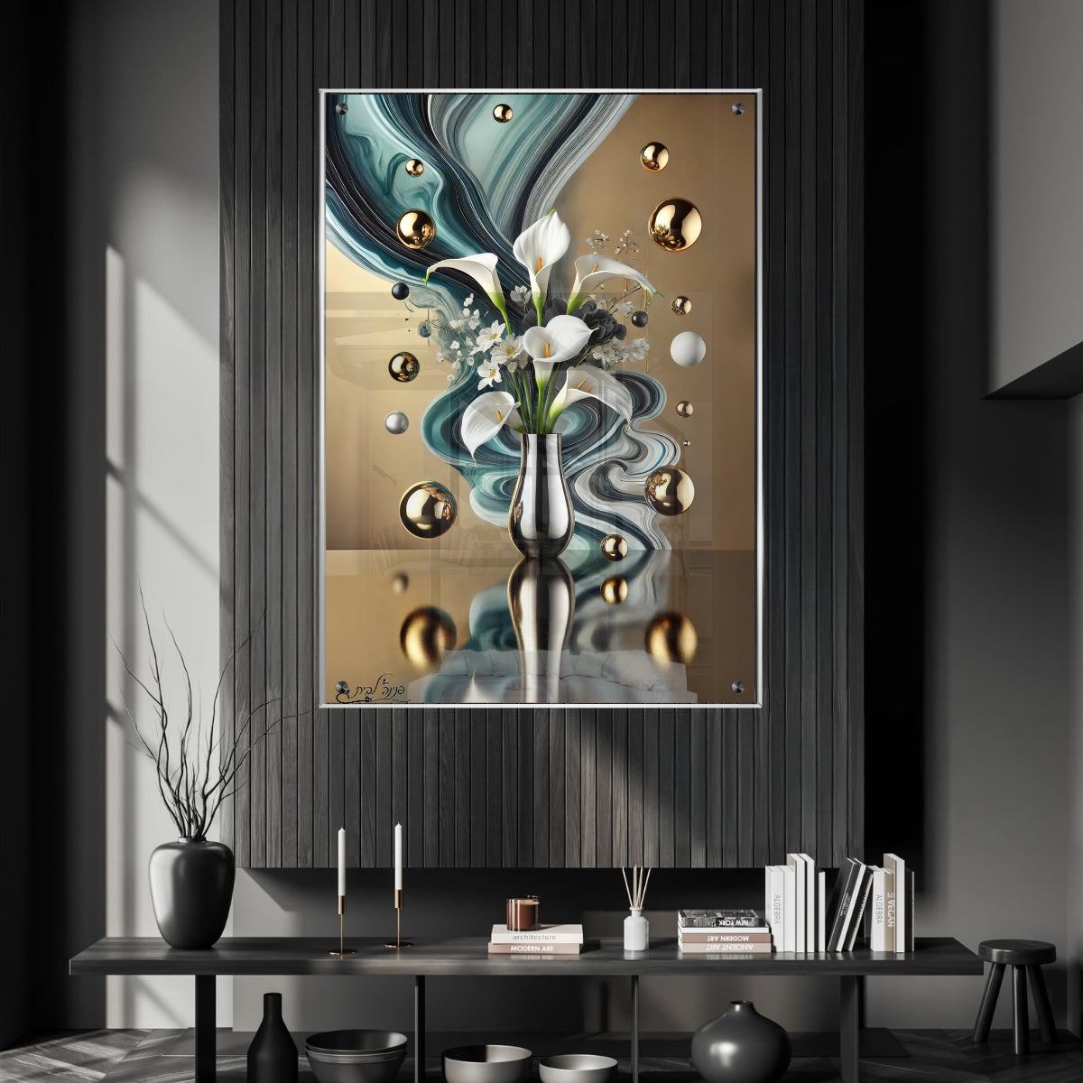 תמונות נוי בזכוכית מרהיבה, יוצרות אווירה מיוחדת ואלגנטית. מתאימות לכל חלל – סלון, משרד או חדר שינה.