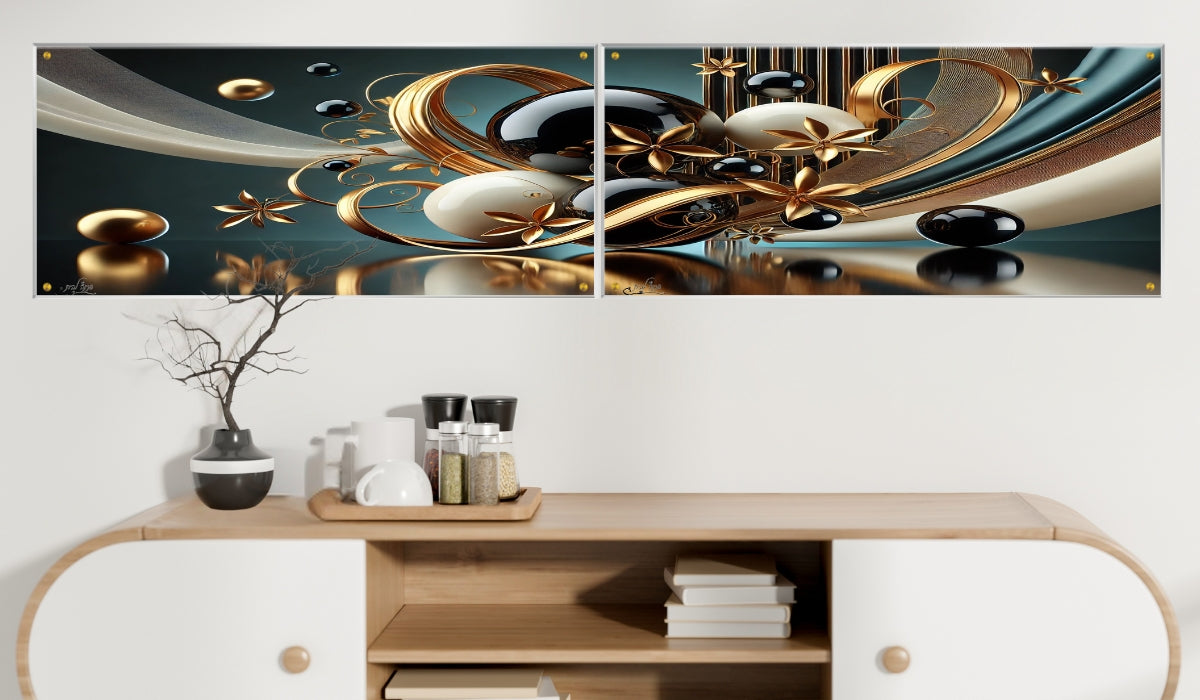 תמונות נוי בזכוכית מרהיבה, יוצרות אווירה מיוחדת ואלגנטית. יוצרות אווירה חמימה ואלגנטית בבית.