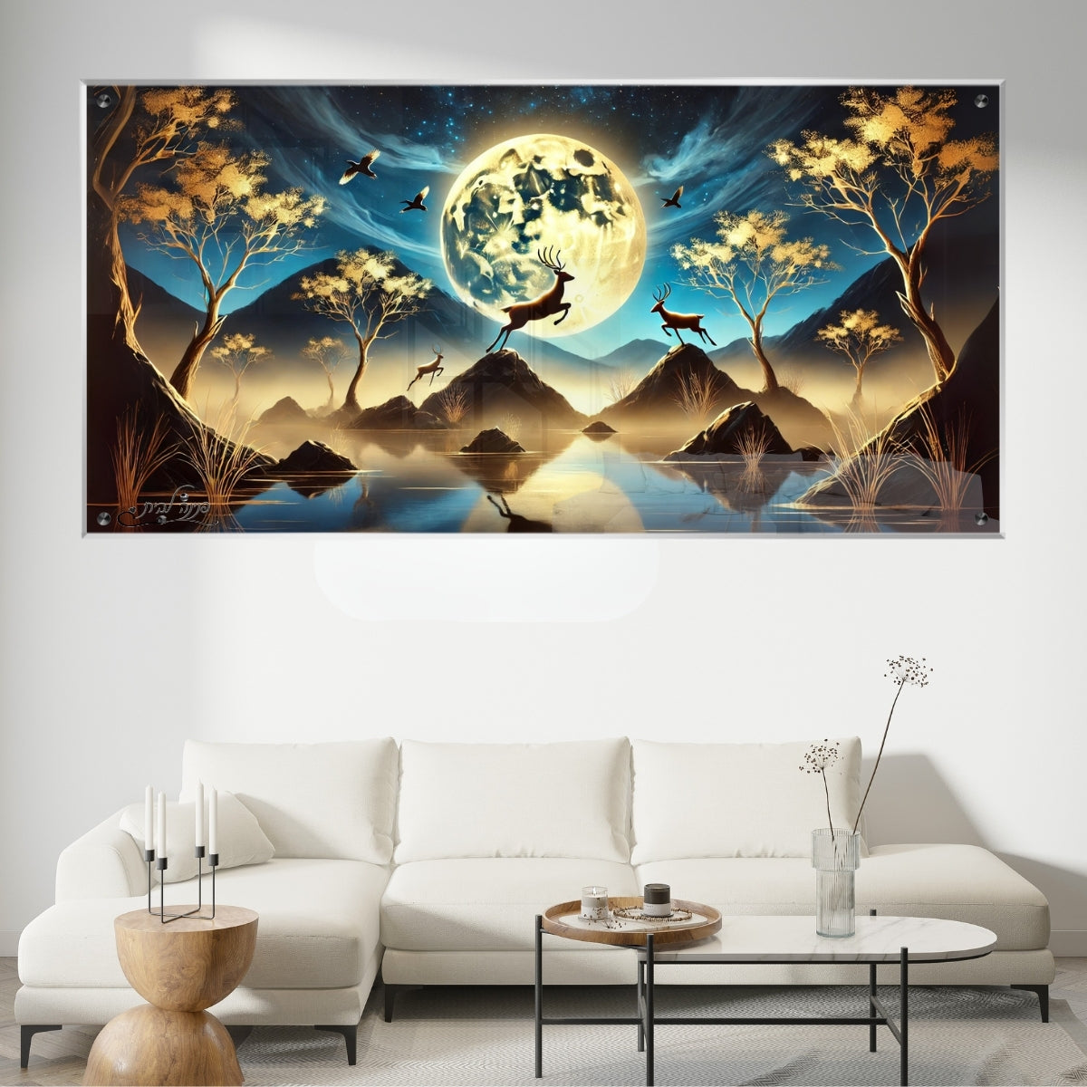 אומנות מודרנית על זכוכית, יוצרות אווירה מיוחדת ואלגנטית. משלבות איכות הדפסה גבוהה עם זכוכית יוקרתית.