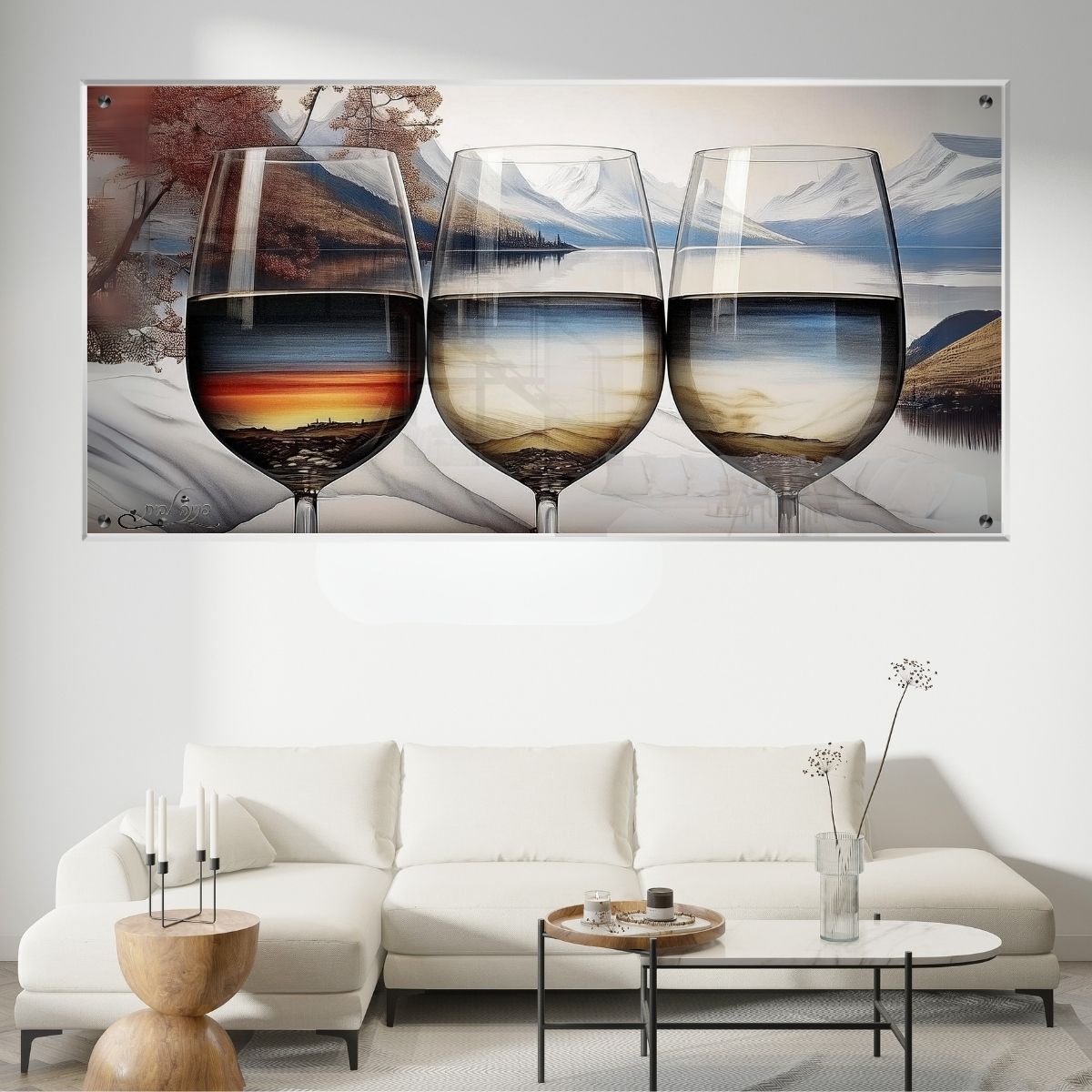 תמונות מודפסות על זכוכית בעיצוב ייחודי, מעוצבות בהשראת אמנות מודרנית. מתאימות לכל חלל – סלון, משרד או חדר שינה.