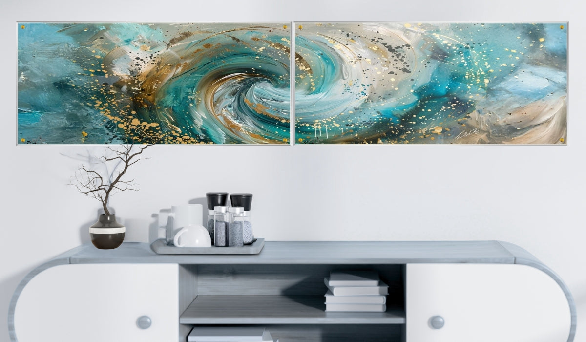 תמונות זכוכית מעוצבות, מעוצבות בהשראת אמנות מודרנית. מתאימות לכל חלל – סלון, משרד או חדר שינה.