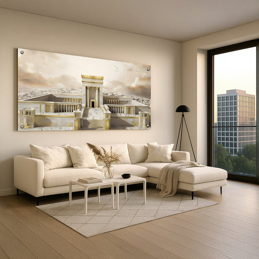 תמונות זכוכית - בית המקדש