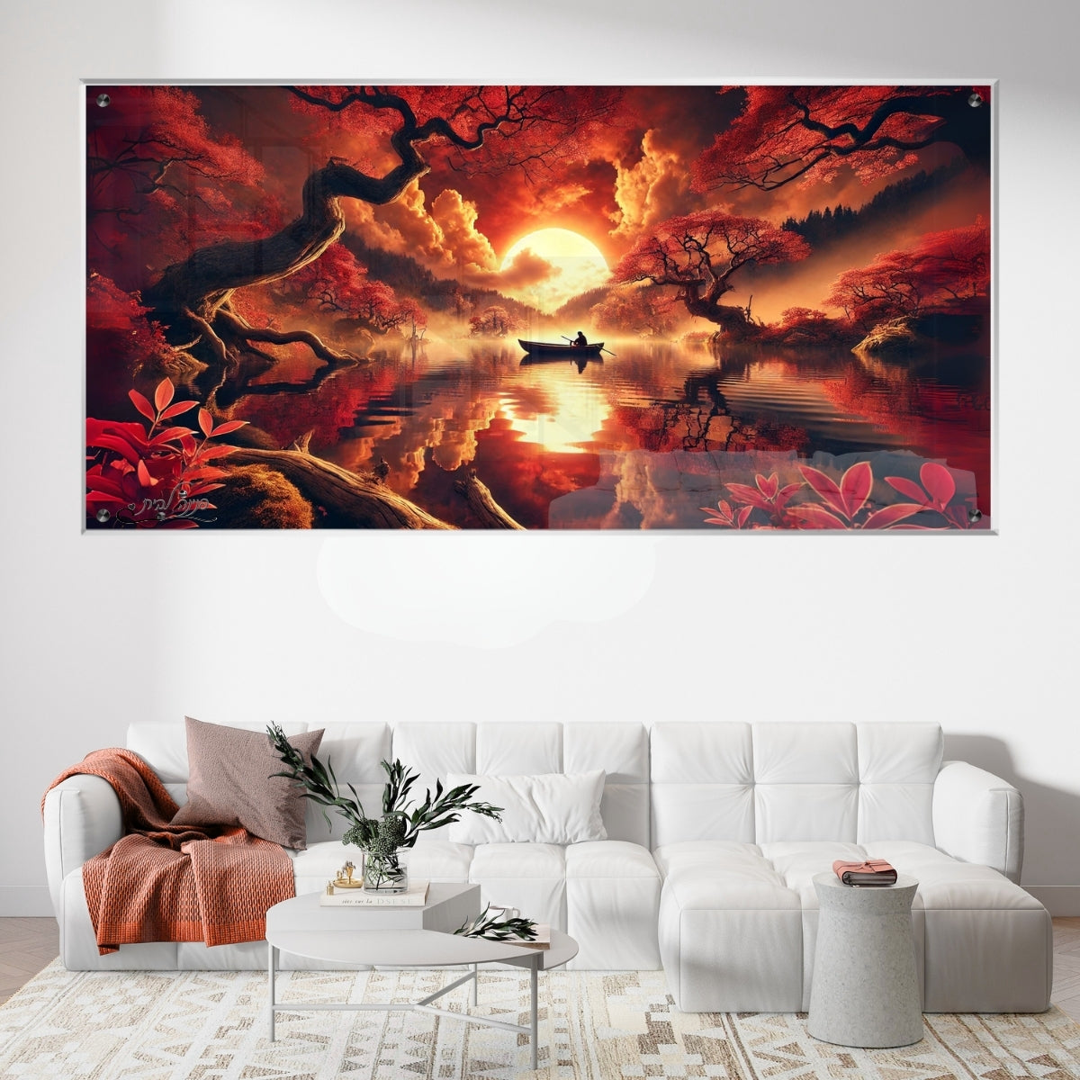 תמונות מודפסות על זכוכית בעיצוב ייחודי, משדרגות את עיצוב הפנים. יוצרות אווירה חמימה ואלגנטית בבית.