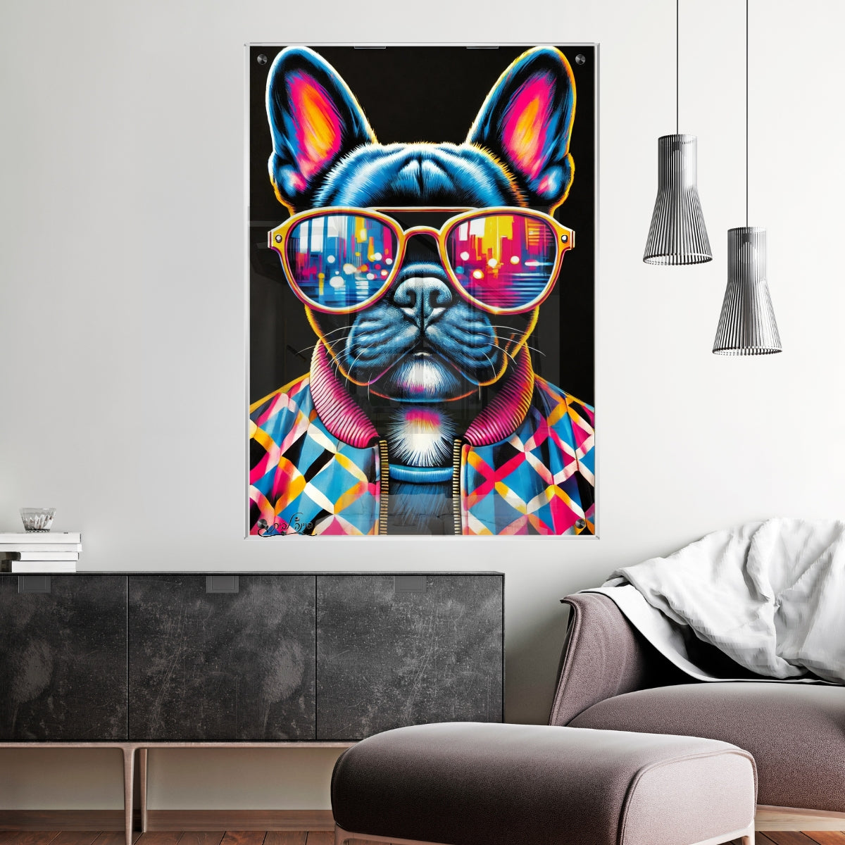 אומנות מודרנית על זכוכית, משדרגות את עיצוב הפנים. מתאימות לכל חלל – סלון, משרד או חדר שינה.