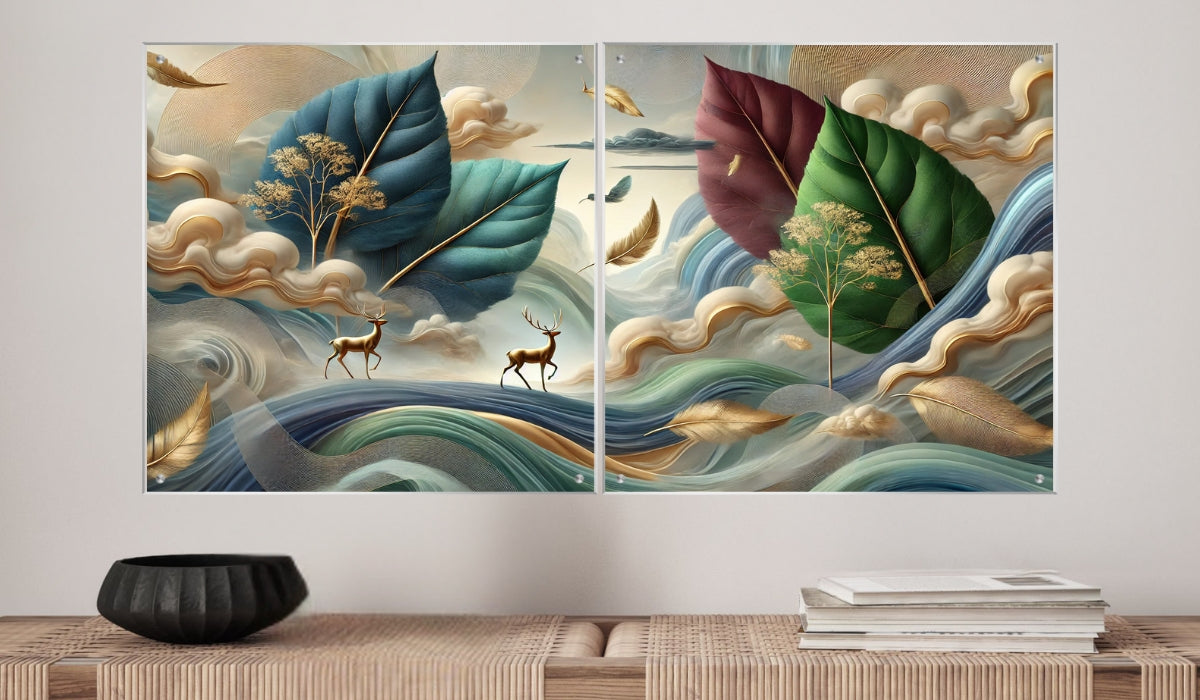 תמונות זכוכית אמנותיות, מעוצבות בהשראת אמנות מודרנית. משלבות איכות הדפסה גבוהה עם זכוכית יוקרתית.