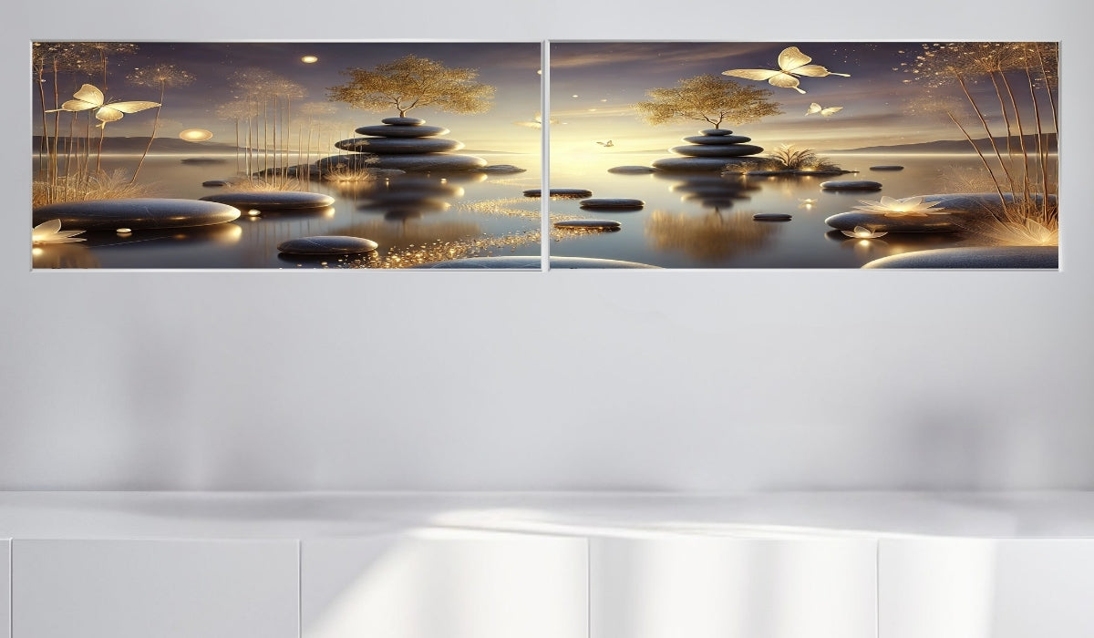 תמונות נוי בזכוכית מרהיבה, משדרגות את עיצוב הפנים. מוסיפות חן וייחודיות לכל חלל מגורים.