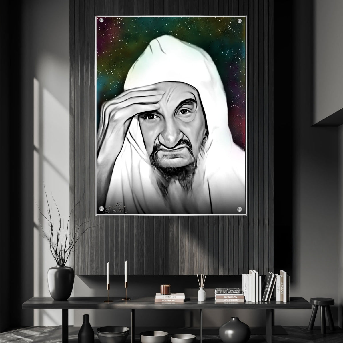 הדפסה על זכוכית – נוף אורבני מופשט - הדפסה אומנותית על זכוכית