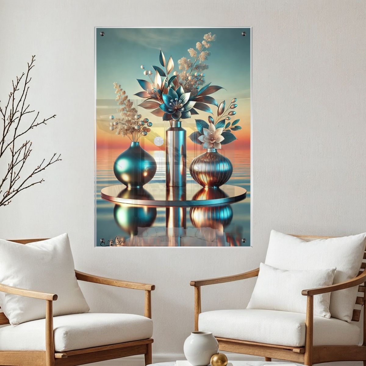 תמונות זכוכית מעוצבות, משדרגות את עיצוב הפנים. מעניקות עומק ותחכום לכל עיצוב פנים.