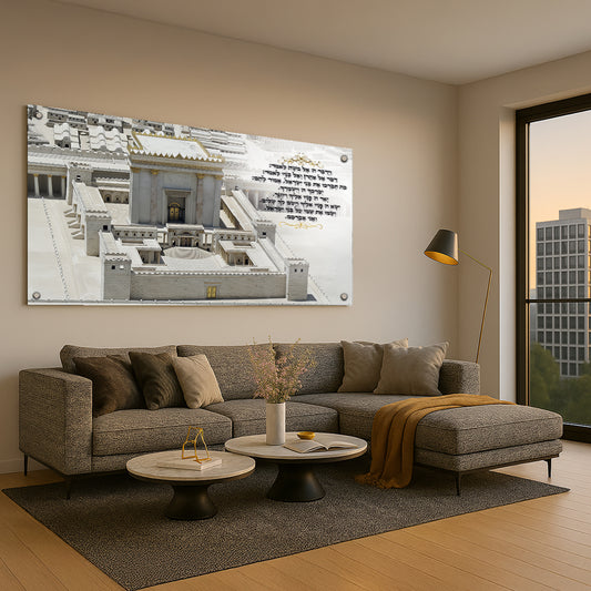 תמונות זכוכית - בית המקדש