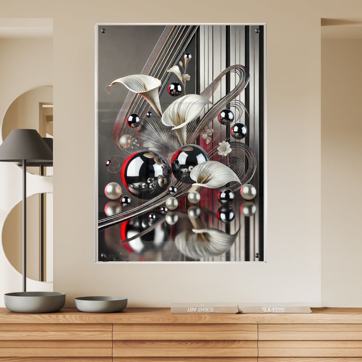 תמונות זכוכית מעוצבות, מוסיפות טאץ' יוקרתי לכל קיר. יוצרות אווירה חמימה ואלגנטית בבית.